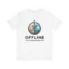 Offline Unisex Jersey Short Sleeve Tee blue – Bild 2